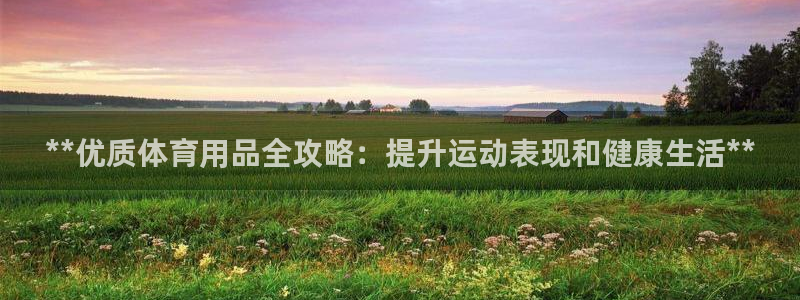 欧陆娱乐代理 贴吧官网：**优质体育用品全攻略：提升