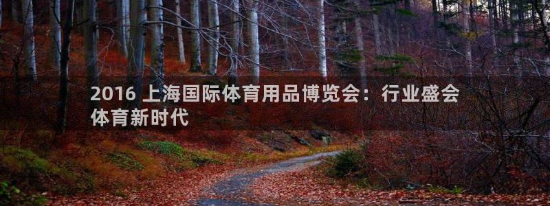欧陆娱乐提现多久到账：2016 上海国际体育用品博览