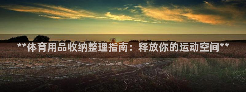 欧陆娱乐有限公司官网：**体育用品收纳整理指南：释放