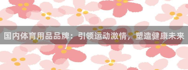 欧陆娱乐注册代理多少钱啊：国内体育用品品牌：引领运动