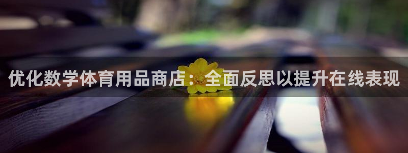 欧陆娱乐讲7O777：优化数学体育用品商店：全面反思