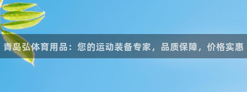 欧陆娱乐官网下载安装苹果：青岛弘体育用品：您的运动装