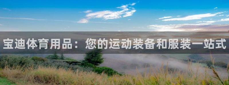 欧陆娱乐平台登录不上去怎么办：宝迪体育用品：您的运动