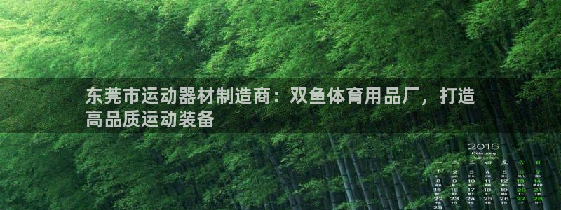 欧陆娱乐可以退钱：东莞市运动器材制造商：双鱼体育用品厂，打造