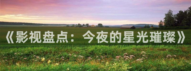视频河马视频：《影视盘点：今夜的星光璀璨》